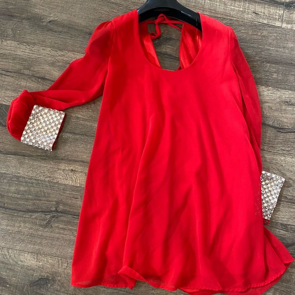 Red dress